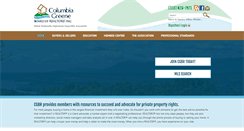 Desktop Screenshot of columbiagreenerealtors.com